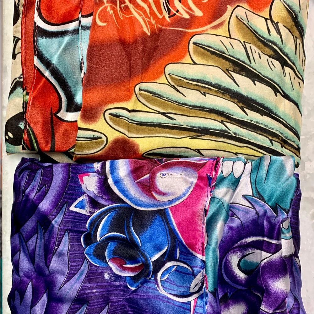 ed hardy silk scarves